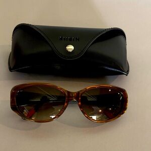 Sleek Brown Sunglasses with Case